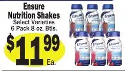 Sellers Bros Ensure Nutrition Shakes offer