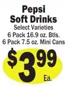 Sellers Bros Pepsi soft drinks offer