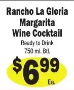 Sellers Bros Rancho La Gloria Margarita Wine Cocktail offer