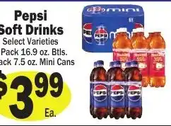 Sellers Bros Pepsi Soft Drinks offer