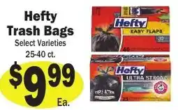 Sellers Bros Hefty trash bags offer
