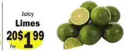 Sellers Bros Juicy Limes offer