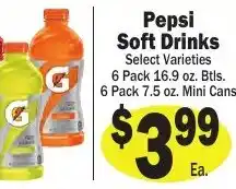 Sellers Bros Pepsi Soft Drinks offer