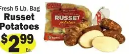 Sellers Bros Fresh Russet Potatoes offer