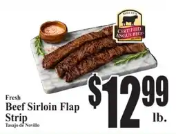 Baja Ranch Fresh Beef Sirloin Flap Strip offer