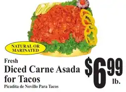 Baja Ranch Fresh Diced Carne Asada for Tacos offer
