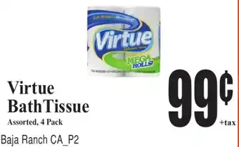 Baja Ranch Virtue Bath Tissue offer