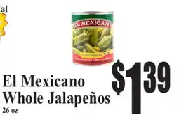 Baja Ranch El Mexicano whole jalapeños offer