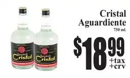 Baja Ranch Cristal Aguardiente offer