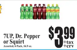 Baja Ranch 7up, Dr. Pepper or Squirt offer