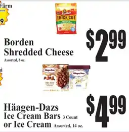 Baja Ranch Borden shredded cheese offer