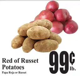 Baja Ranch Red of Russet Potatoes offer