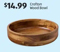Aldi Crofton Wood Bowl offer