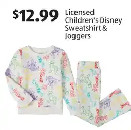 Aldi Licensed Children's Disney Sweatshirt & Joggers offer