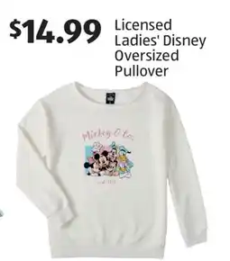 Aldi Licensed Ladies' Disney Oversized Pullover offer