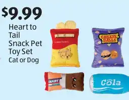Aldi Heart to Tail Snack Pet Toy Set offer