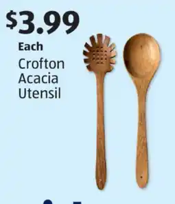 Aldi Crofton Acacia Utensil offer