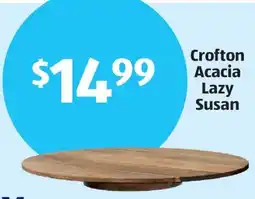 Aldi Crofton Acacia Lazy Susan offer