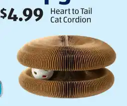 Aldi Heart to Tail Cat Cordion offer