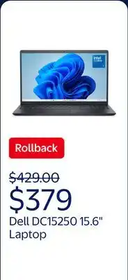 Walmart Dell DC15250 15.6 FHD 120Hz Laptop, Intel Core 3 100U, 8GB DDR5 RAM, 512GB SSD, Carbon Black offer