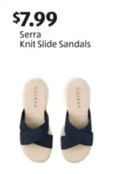 Aldi Serra Knit Slide Sandals offer