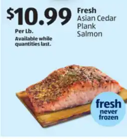 Aldi Fresh Asian Cedar Plank Salmon offer