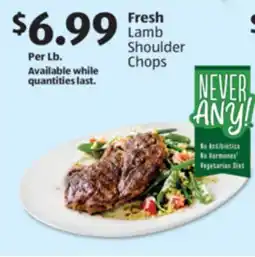 Aldi Fresh Lamb Shoulder Chops offer