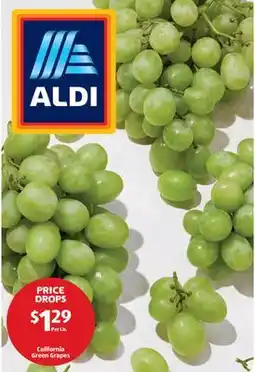 Aldi California Green Grapes offer