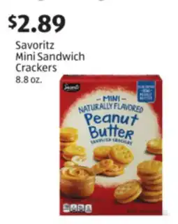 Aldi Savoritz Mini Sandwich Crackers offer