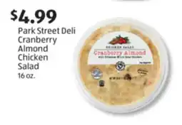 Aldi Park Street Deli Cranberry Almond Chicken Salad offer