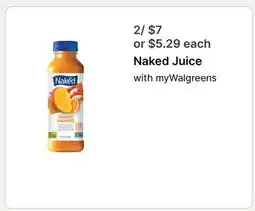 Walgreens Naked Juice offer