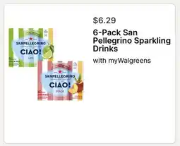 Walgreens 6-Pack San Pellegrino Sparkling Drinks offer