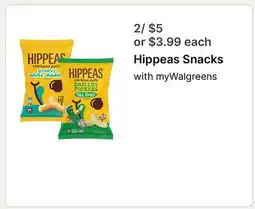 Walgreens Hippeas Snacks offer
