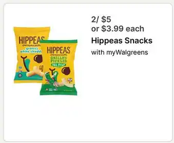 Walgreens Hippeas Snacks offer