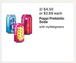 Walgreens Poppi Prebiotic Soda offer