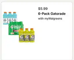 Walgreens 6-Pack Gatorade offer