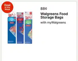 Walgreens Walgreens Food Storage Bags offer