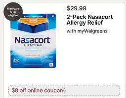 Walgreens 2-Pack Nasacort Allergy Relief offer
