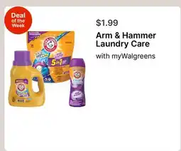 Walgreens Arm & Hammer Laundry Care offer