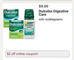 Walgreens Dulcolax Digestive Care offer