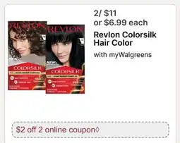 Walgreens Revlon Colorsilk Hair Color offer