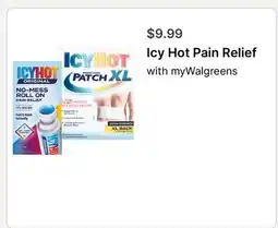 Walgreens Icy Hot Pain Relief offer