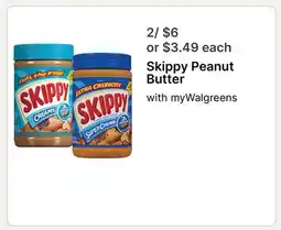 Walgreens Skippy Peanut Butter offer
