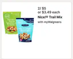 Walgreens Nice! Trail Mix offer