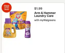 Walgreens Arm & Hammer Laundry Care offer