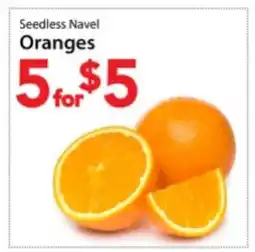 Three Guys from Brooklyn Seedless Navel Oranges offer