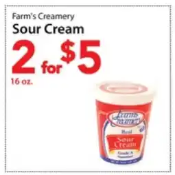 Three Guys from Brooklyn Farm's Creamery Sour Cream offer