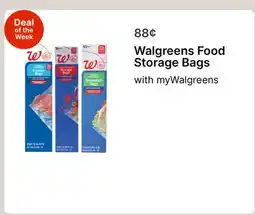 Walgreens Walgreens Food Storage Bags offer