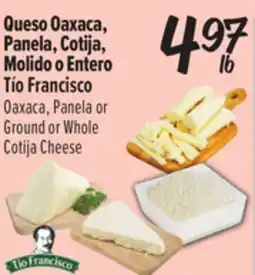 El Super Oaxaca, Panela or Ground or Whole Cotija Cheese offer