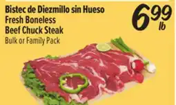 El Super Fresh Boneless Beef Chuck Steak offer
